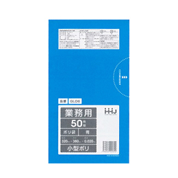 小型ポリ袋 GL-06 青LLDPE 320×380×0.02 入数3000枚