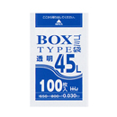 ＢＬ  ボックス入ポリ袋 45ℓ BL-43 透明LLDPE 650×800×0.03 入数600枚