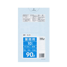 ポリ袋 ９０ℓ GL-93 透明LLDPE 900×1000×0.045 入数300枚
