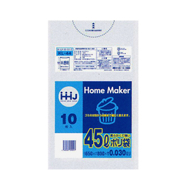 ポリ袋 LLDPE・ＨＤＰＥベース ４５ℓ KL-44 半透明LLDPE 650×800×0.03 入数600枚